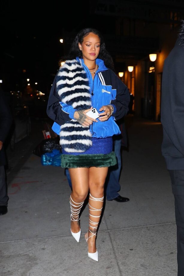 Rihanna - Seen after a dinner date at Pastis in New York