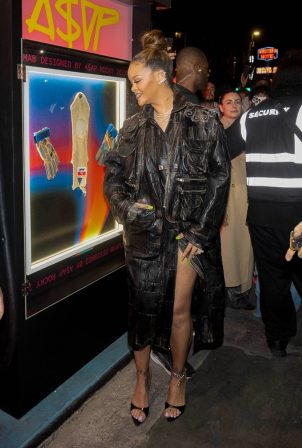 Rihanna - Seen at ASAP Rocky's Puma x F1 collection launch at the 2023 Formula 1