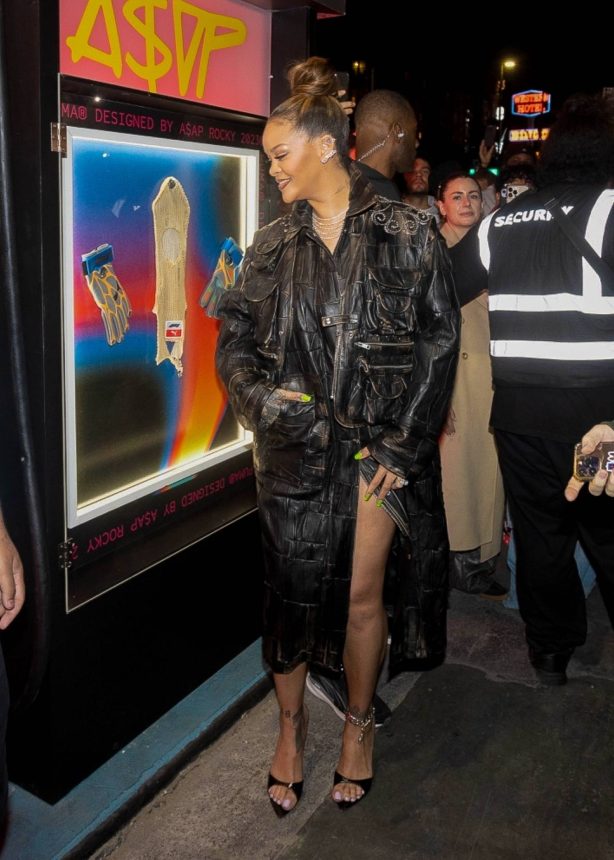 Rihanna - Seen at ASAP Rocky's Puma x F1 collection launch at the 2023 Formula 1
