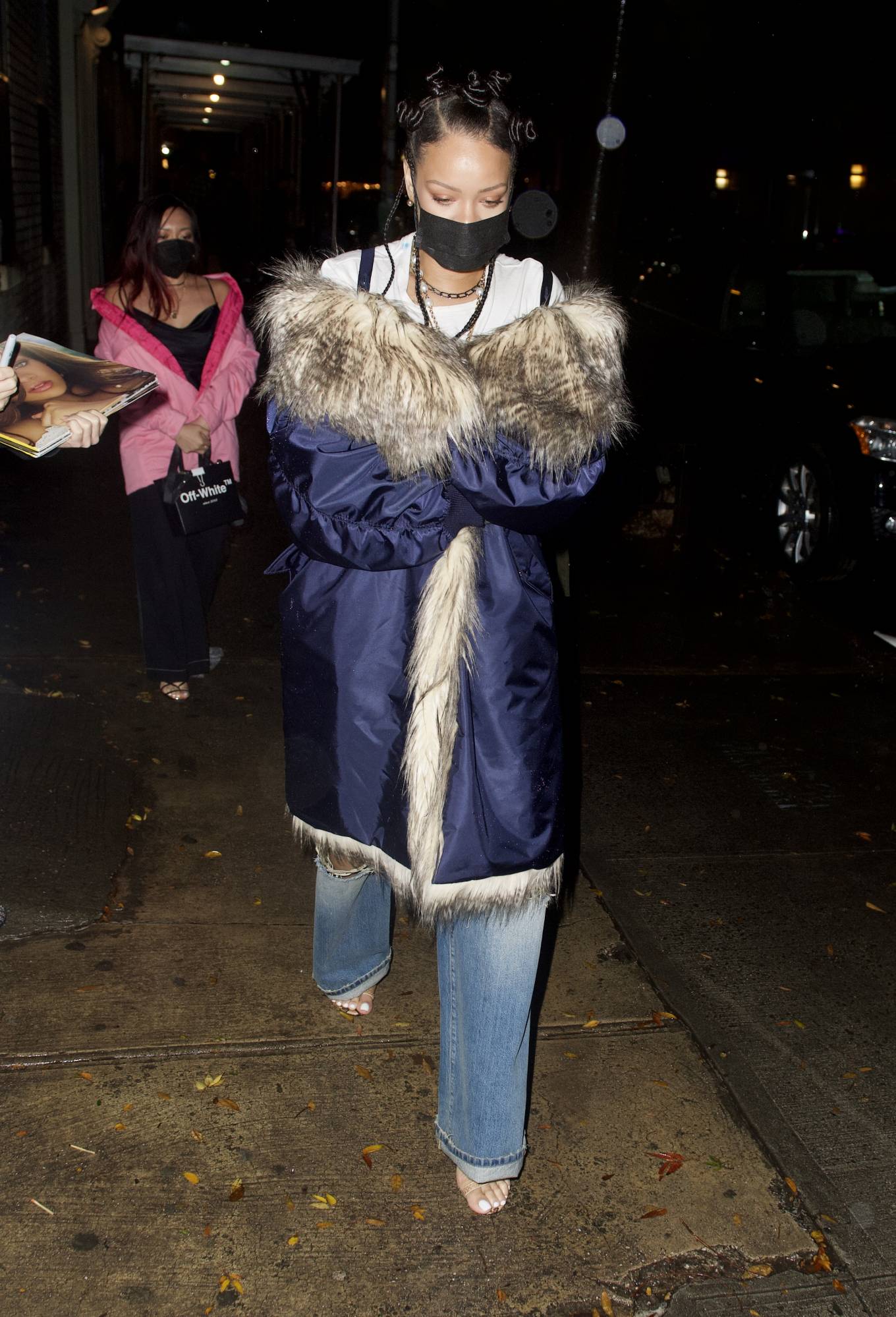 Rihanna - Seen at Carbone Restaurant in NYC