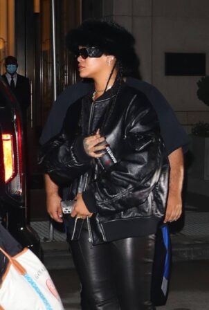Rihanna - Seen with ASAP Rocky before returning to his place together in New York