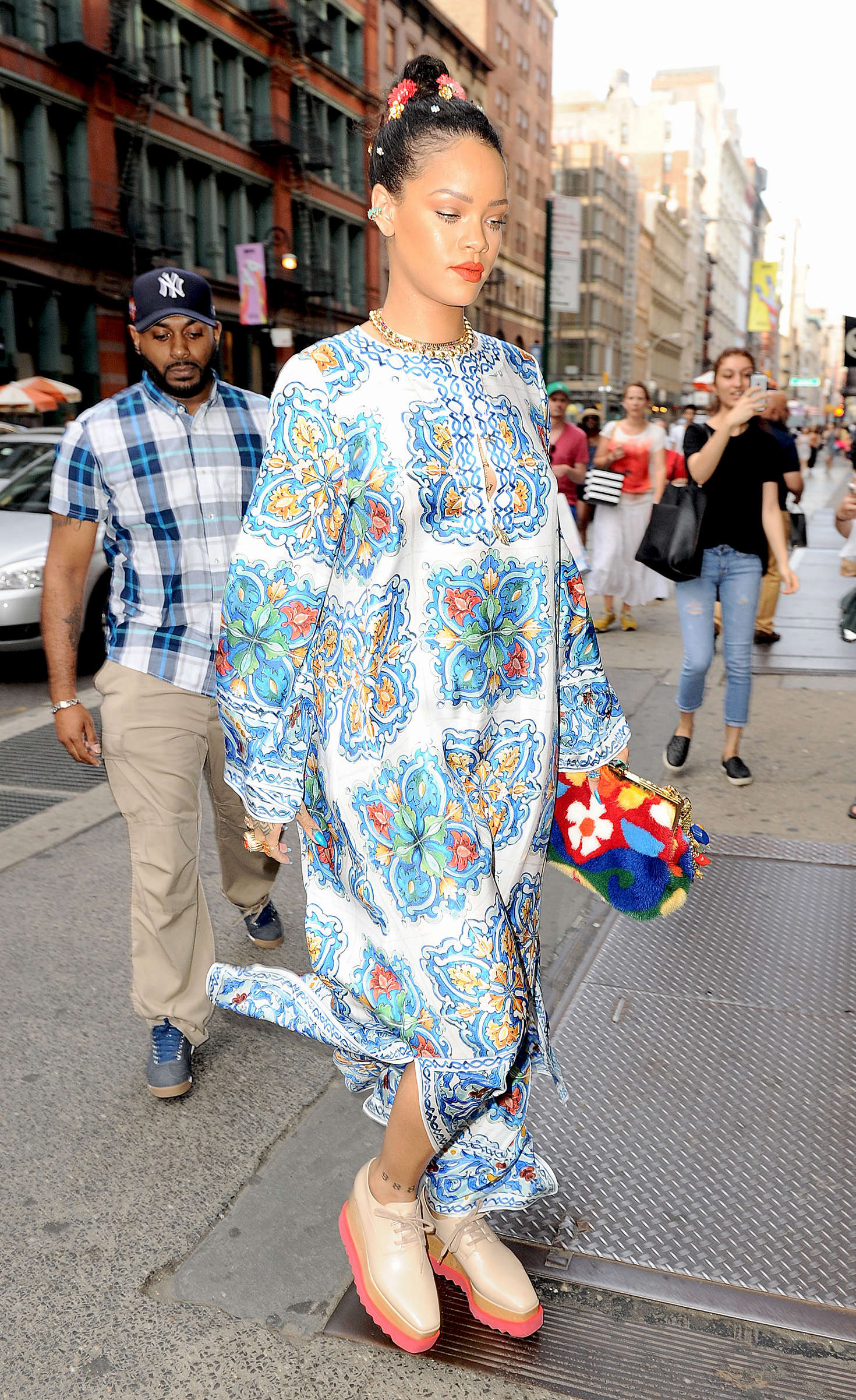 Rihanna Shopping in NYC -01 | GotCeleb