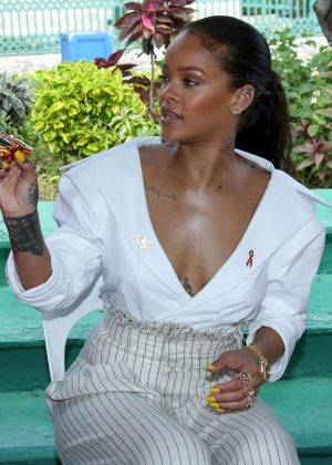 Rihanna - Taking HIV Test in Bridgetown