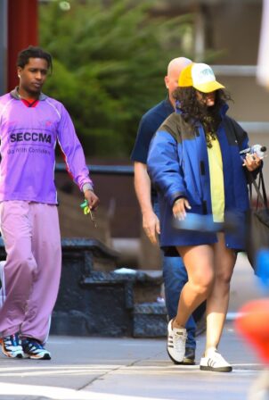 Rihanna - With ASAP Rocky shop at Whole Foods in Manhattan - New York