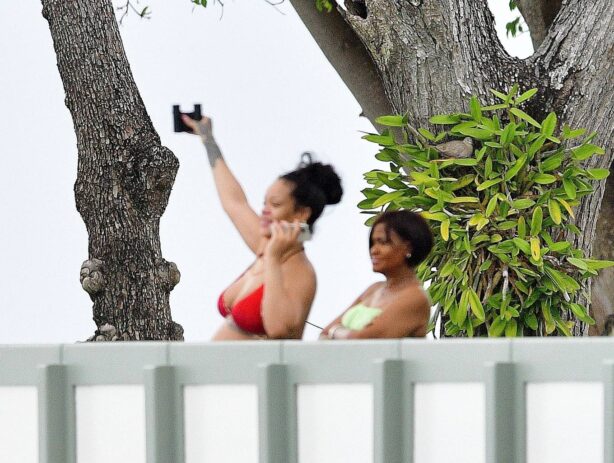 Rihanna - With boyfriend ASAP Rocky and her Mum on holiday in Barbados