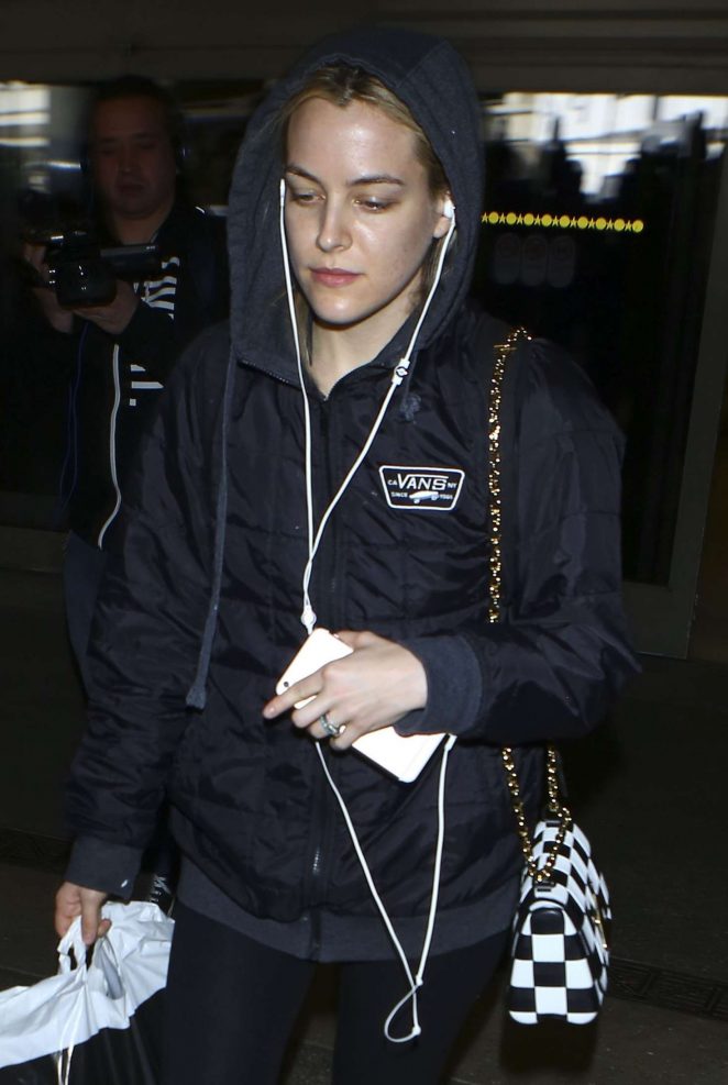 Riley Keough at LAX airport in Los Angeles