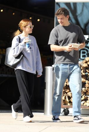 Riley Keough - On a lunch with her husband Ben Smith in Calabasas