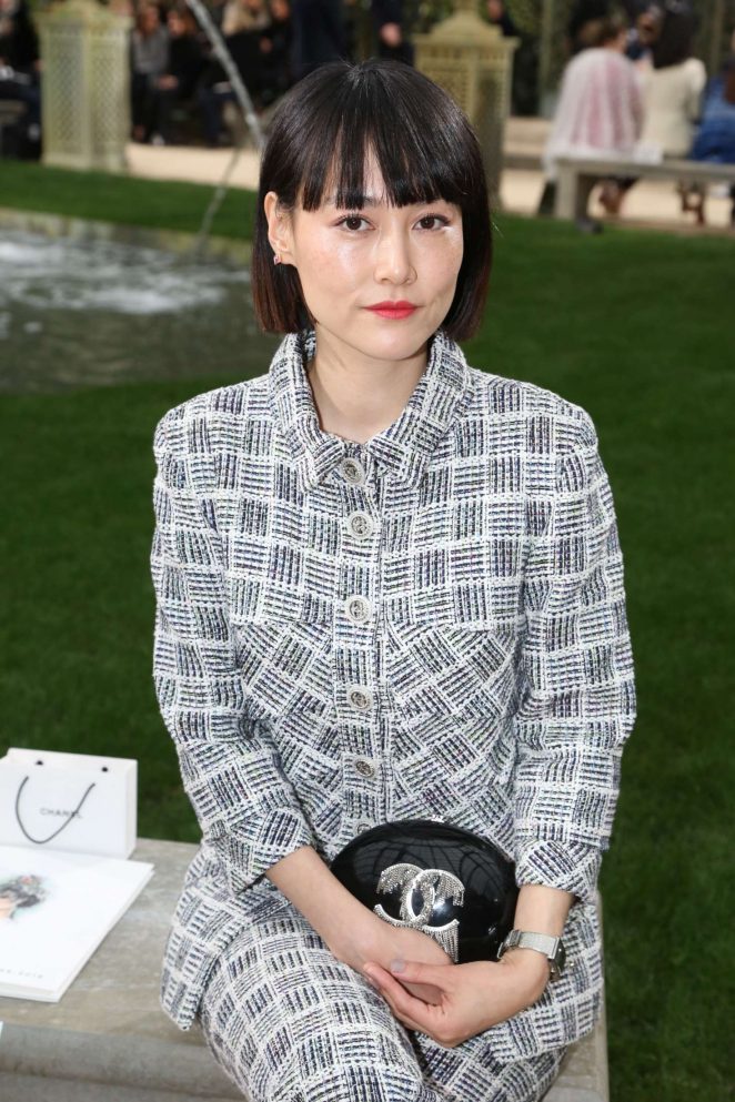 Rinko Kikuchi - Chanel Haute Couture SS 2018 Show in Paris
