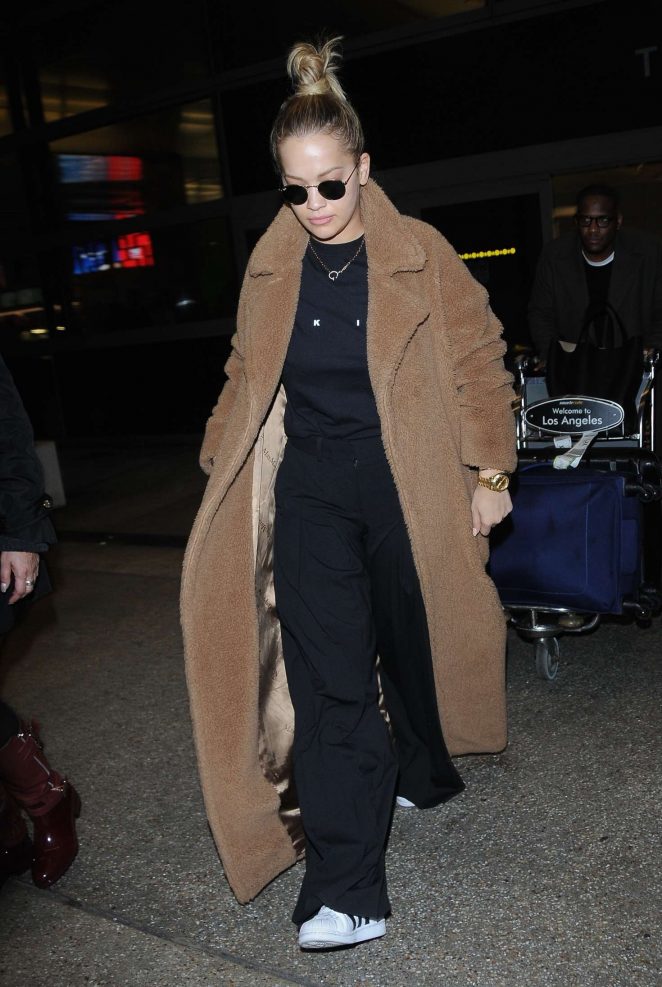 Rita Ora - Arriving at LAX Airport in LA