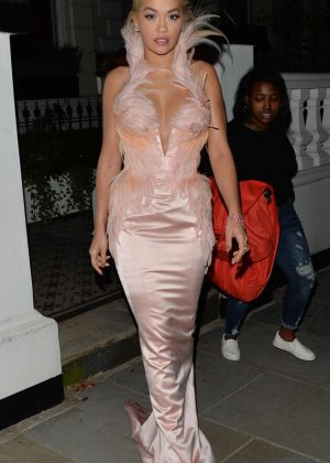 Rita Ora - Arriving at the Evening Standard Awards in London
