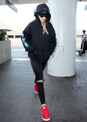 Rita Ora at LAX airport in LA