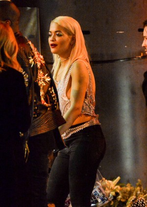 Rita Ora at The Rox Nightclub in Hollywood