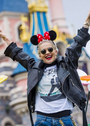 Rita Ora - Disneyland in Paris