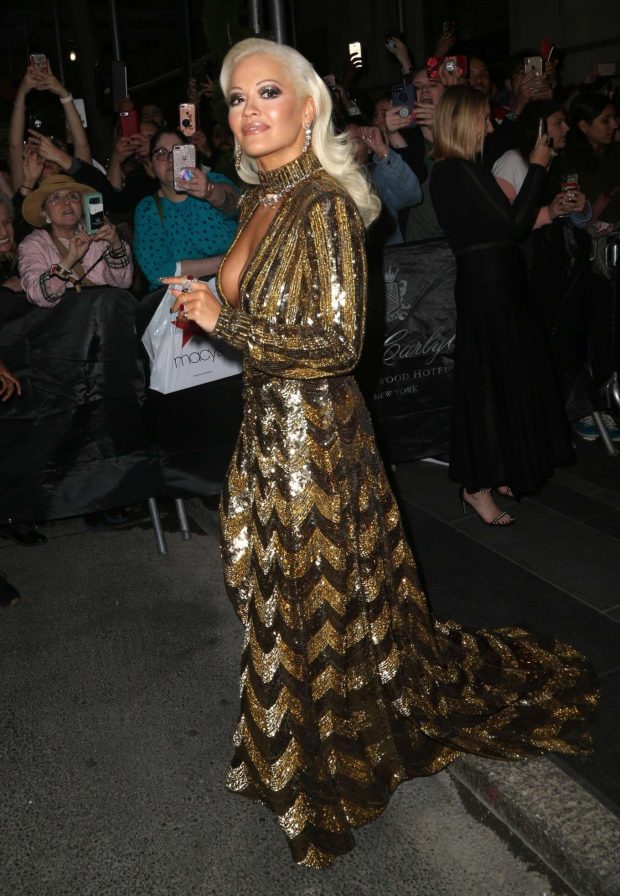 Rita Ora - Heads to The 2019 Met Gala in New York