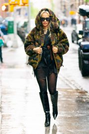 Rita Ora in Mini Dress - Out in New York City