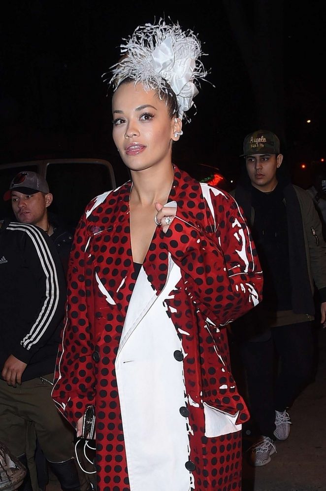 Rita Ora - Leaving dinner at the Carbone in NY
