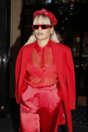 Rita Ora - Leaving her hotel in Paris
