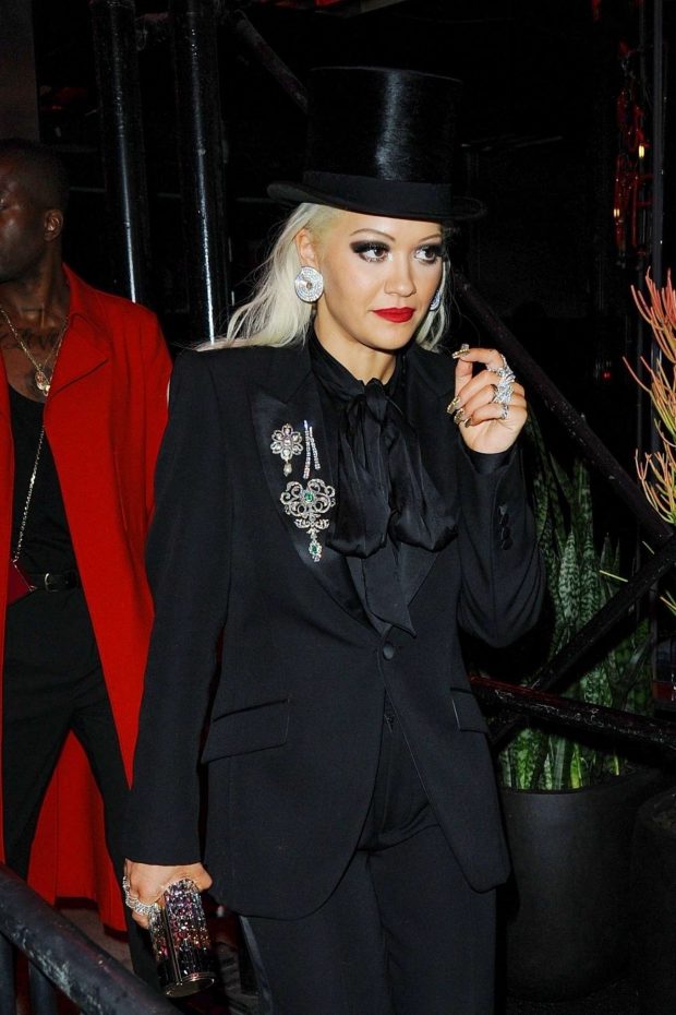 Rita Ora - Leaving the Met Gala After Party in New York