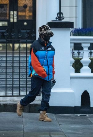 Rita Ora - Out on cold London weather