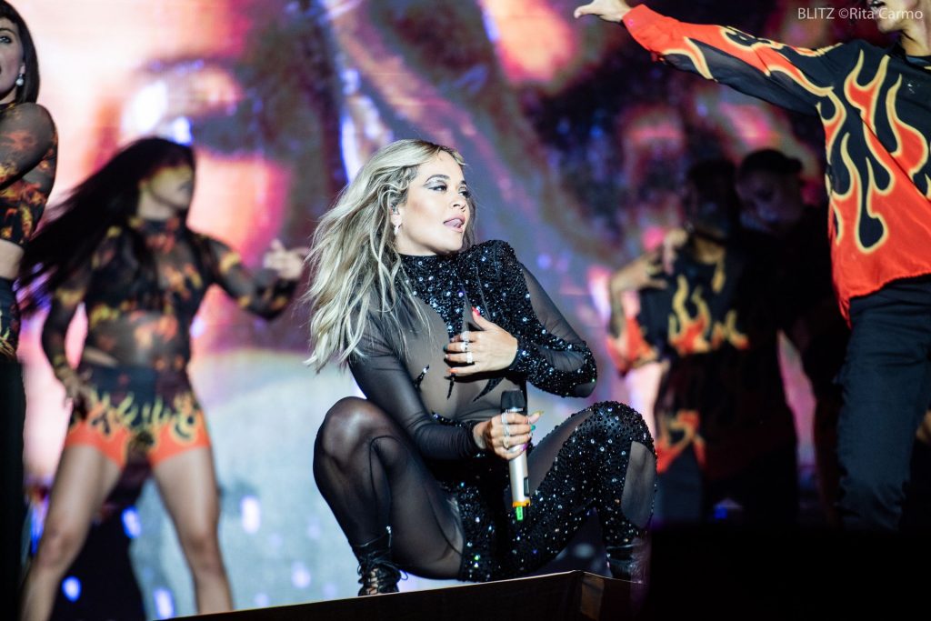 Rita Ora performs at 2019 Meo Sudoeste Festival in Zambujeira do Mar in Portugal