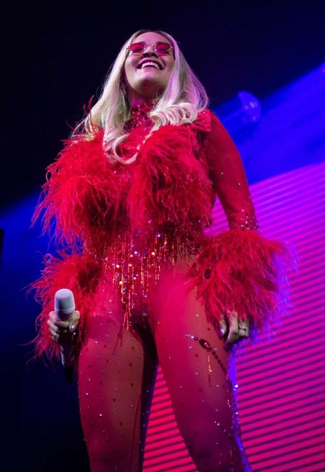 Rita Ora - Performs live on stage at O2 Academy Leeds in Leeds