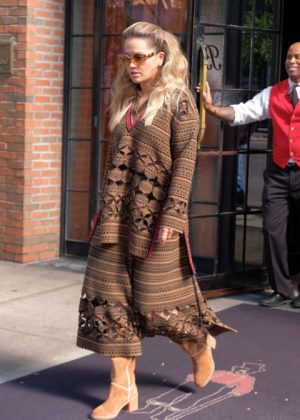 Rita Ora - Seen leaving her downtown hotel in New York City