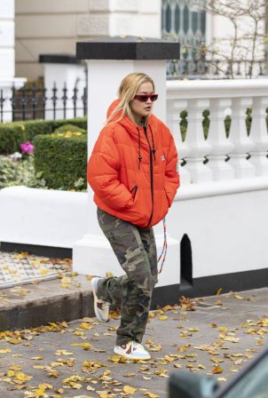Rita Ora - Spotted leaving her home in London