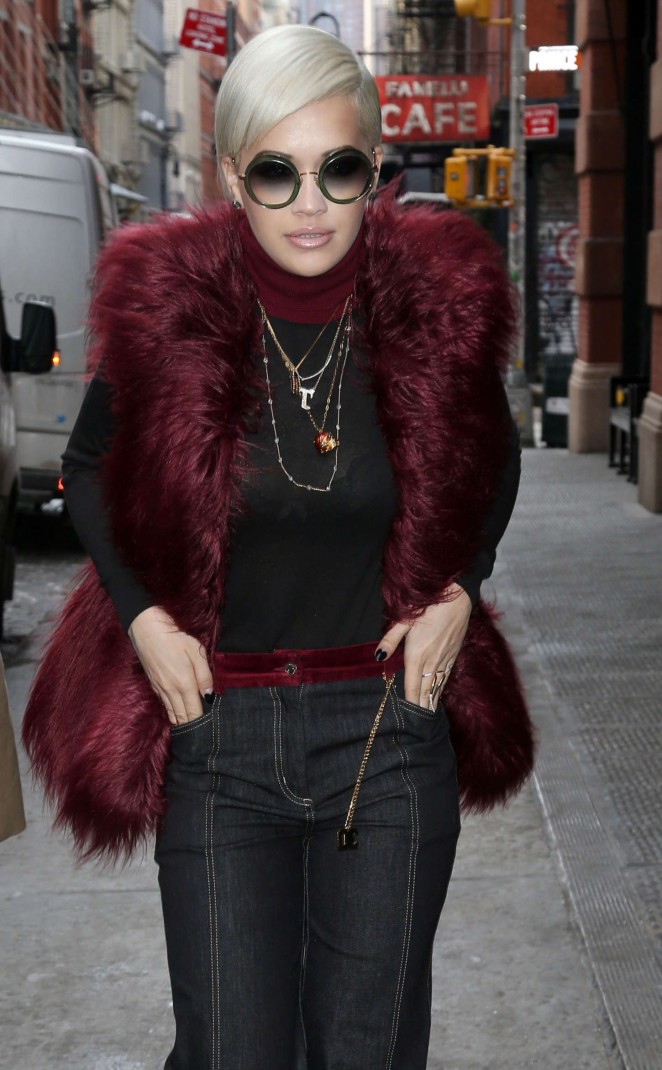 Rita Ora Style - Out and about in NYC
