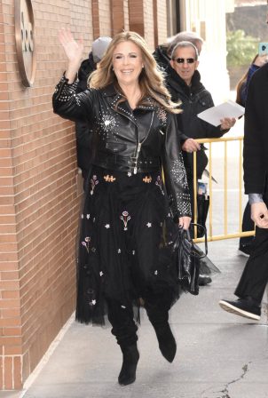 Rita Wilson - Is all smiles outside 'The View' in New York