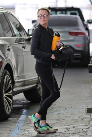 Robin Wright - Seen at a health spa in Beverly Hills