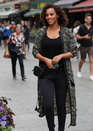 Rochelle Humes - Leaves Global Radio in London