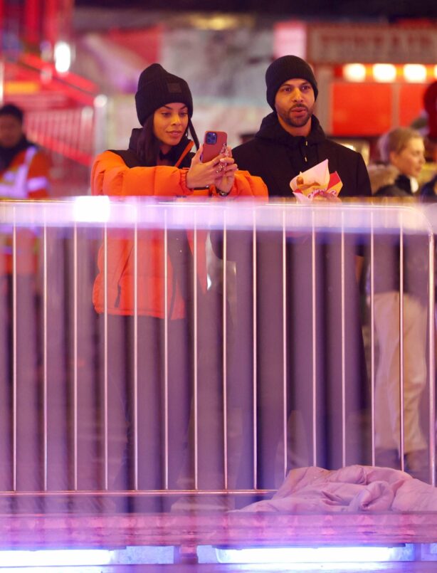 Rochelle Humes - Opening night of London's Winter Wonderland in Hyde Park