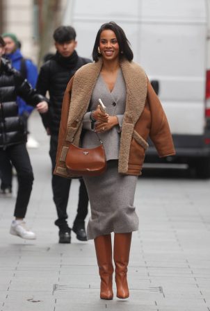 Rochelle Humes - Spotted at Global offices in London