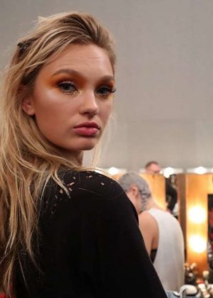 Romee Strijd at MOSCHINO SS 2018 Resort Collection in LA