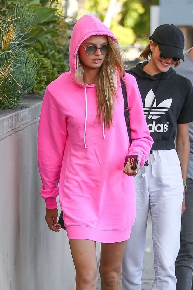 Romee Strijd in Pink Out in Beverly Hills