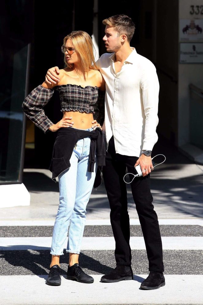 Romee Strijd out in Beverly Hills