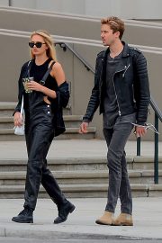 Romee Strijd with her boyfriend in Beverly Hills
