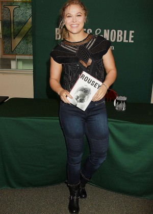 Ronda Rousey - Book Signing at Barnes & Noble in New York