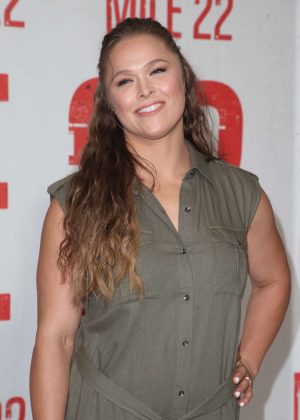 Ronda Rousey - 'Mile 22' Photocall in Los Angeles