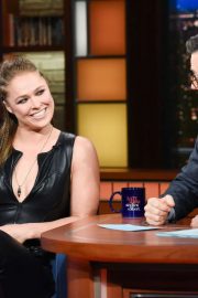 Ronda Rousey - On The Late Show with Stephen Colbert in NYC
