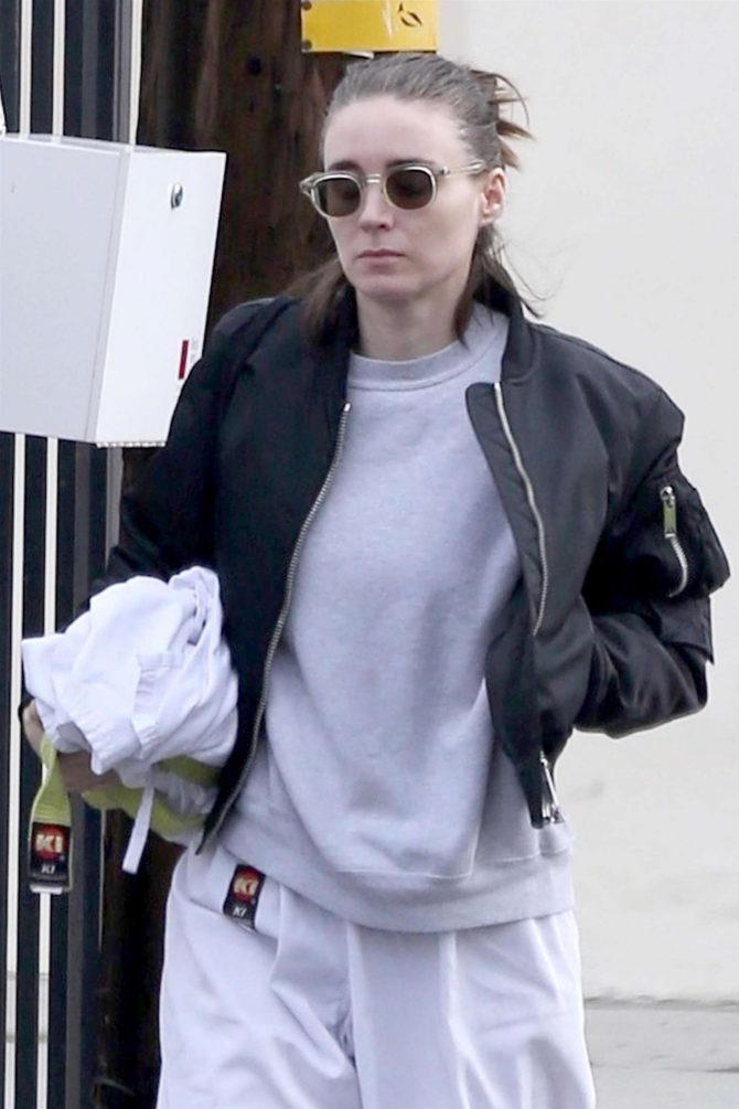 Rooney Mara - Arrives at her Karate Class in Beverly Hills