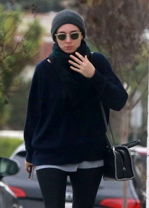 Rooney Mara at a spa in West Hollywood