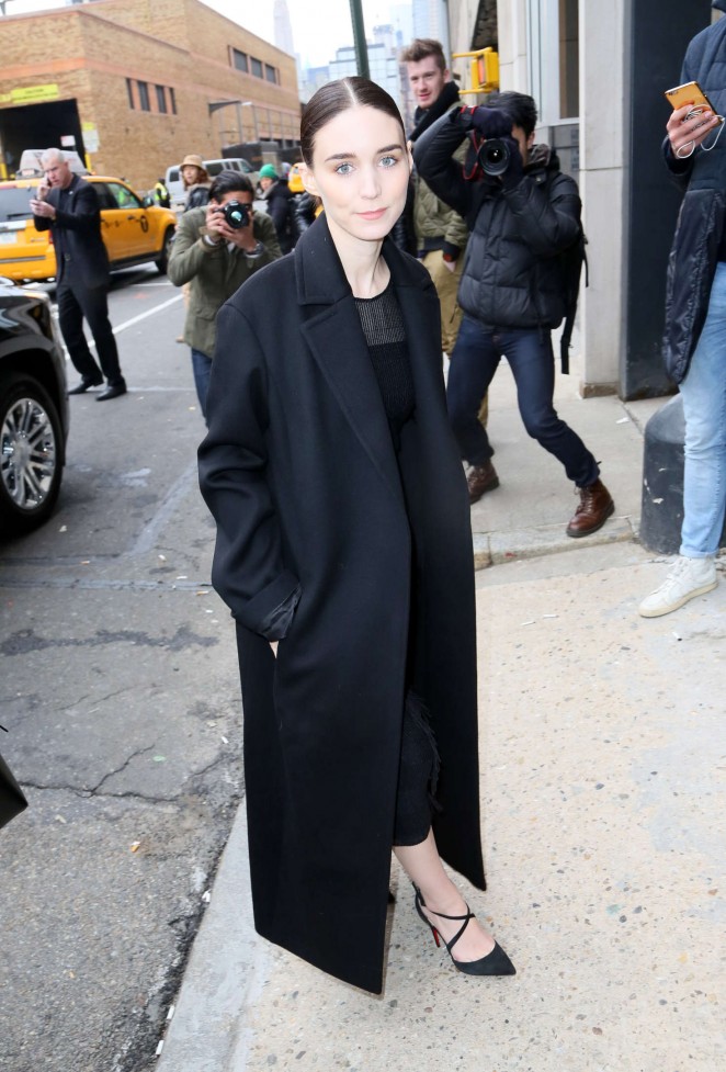 Rooney Mara at BOSS Women Fall 2016 Fashion Show in NYC
