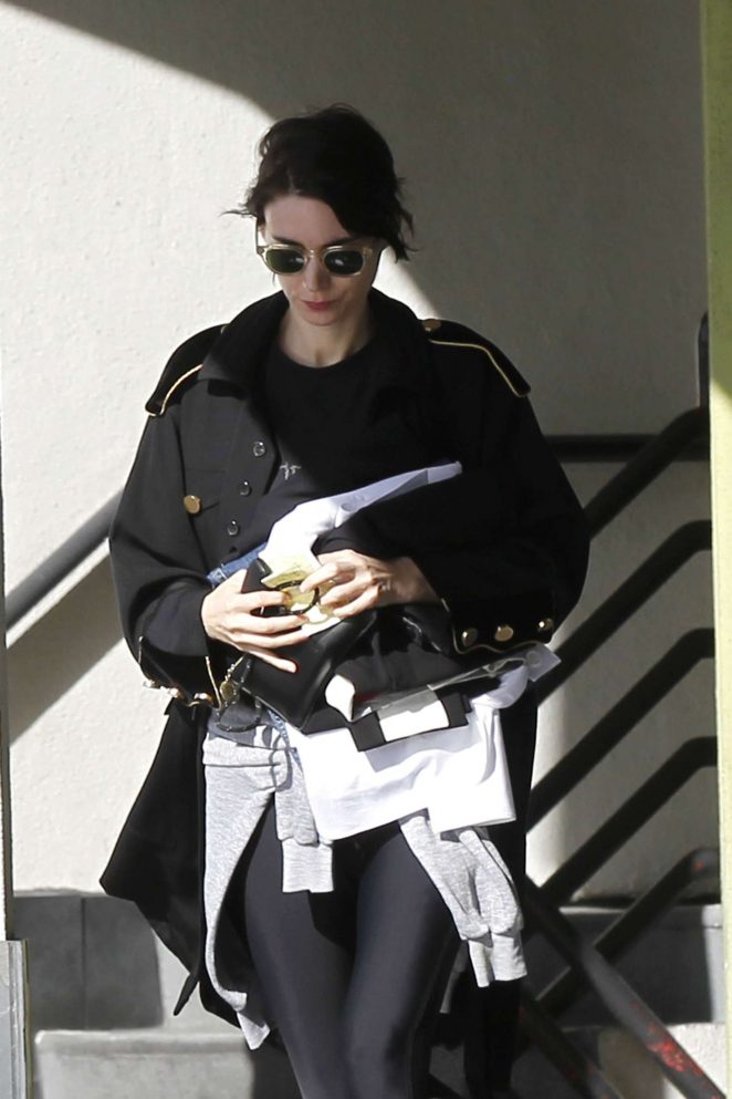 Rooney Mara at House of Tailoring in West Hollywood