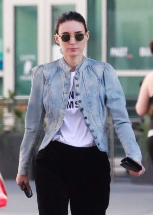 Rooney Mara - Leaving an office building in Hollywood