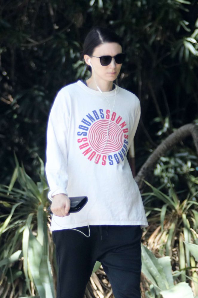Rooney Mara - Out for a hike in LA