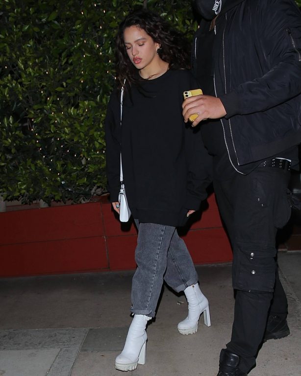Rosalia - Out with rapper Playboi Carti for a dinner in Santa Monica