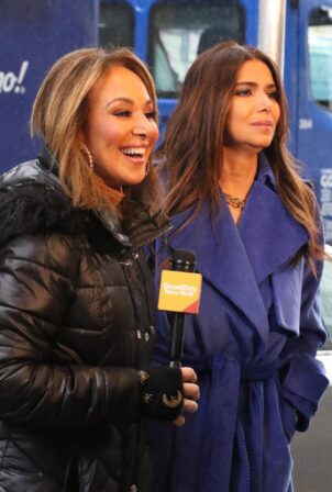 Rosanna Scotto - With Roselyn Sanchez On the set of Good Day NY