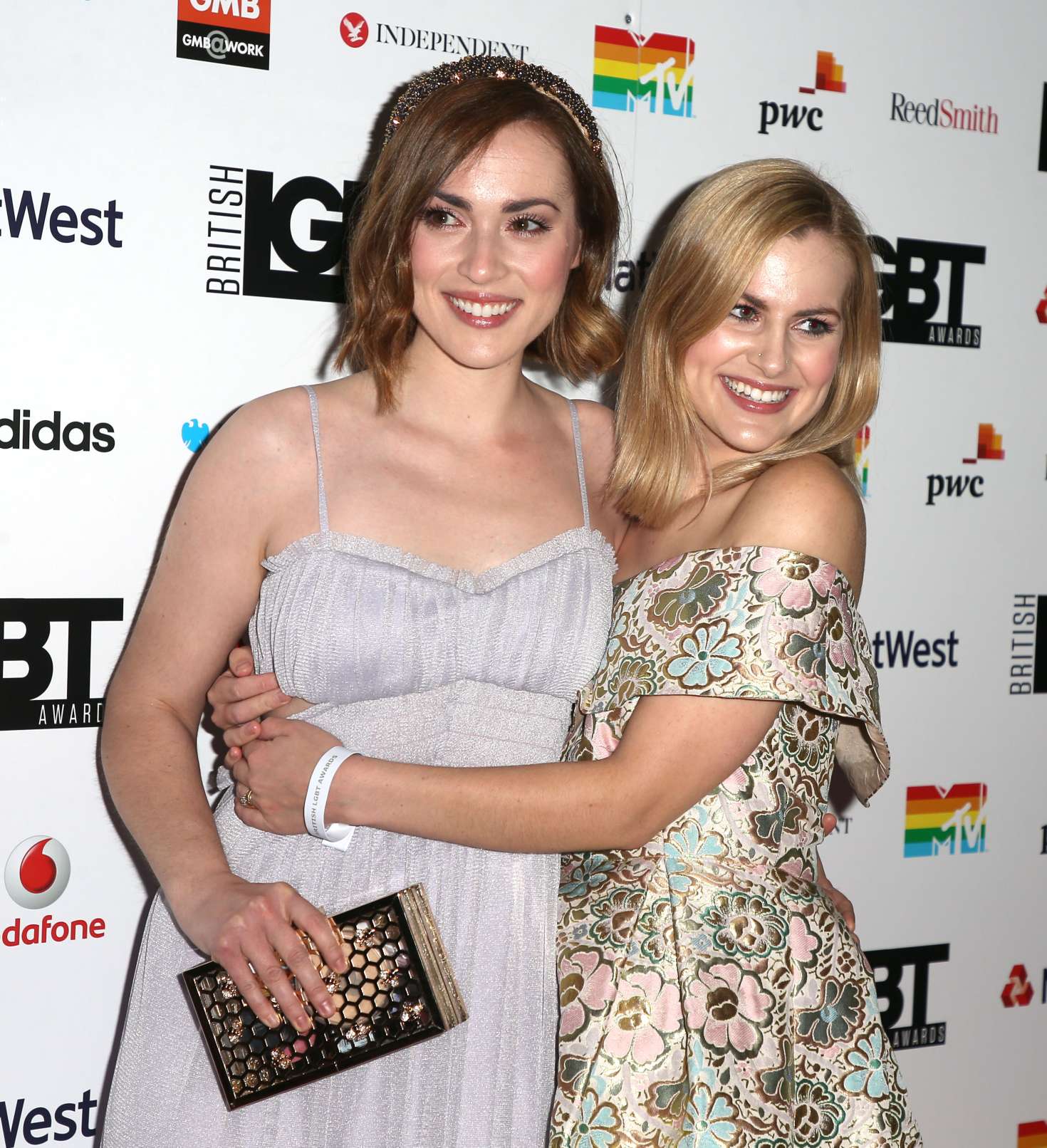 Rose and Rosie - British LGBT Awards 2017 in London. 