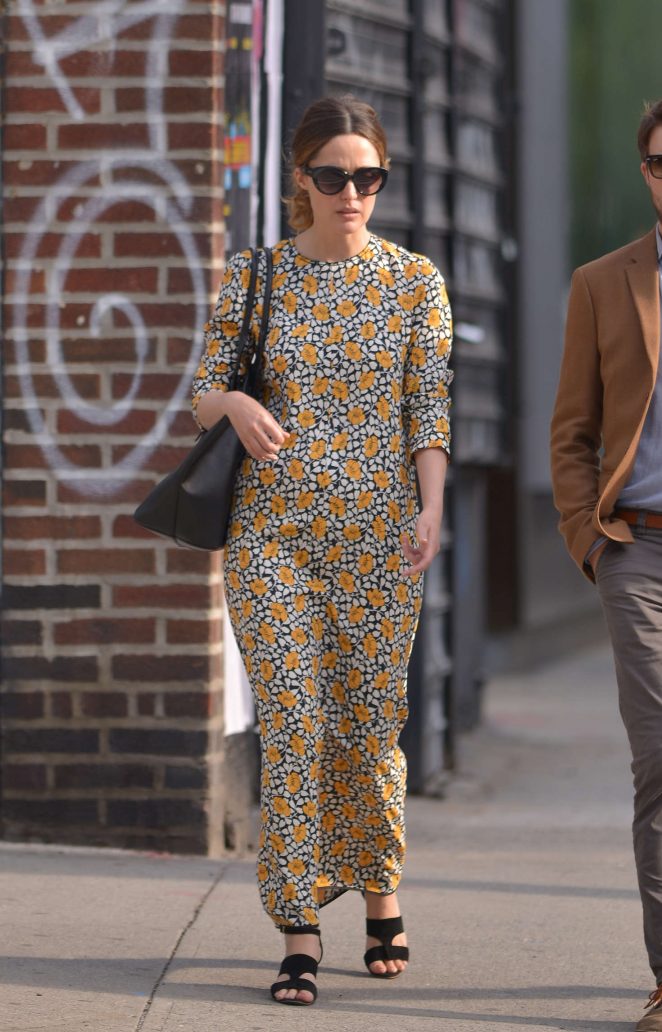 Rose Byrne in Long Dress out in Manhattan